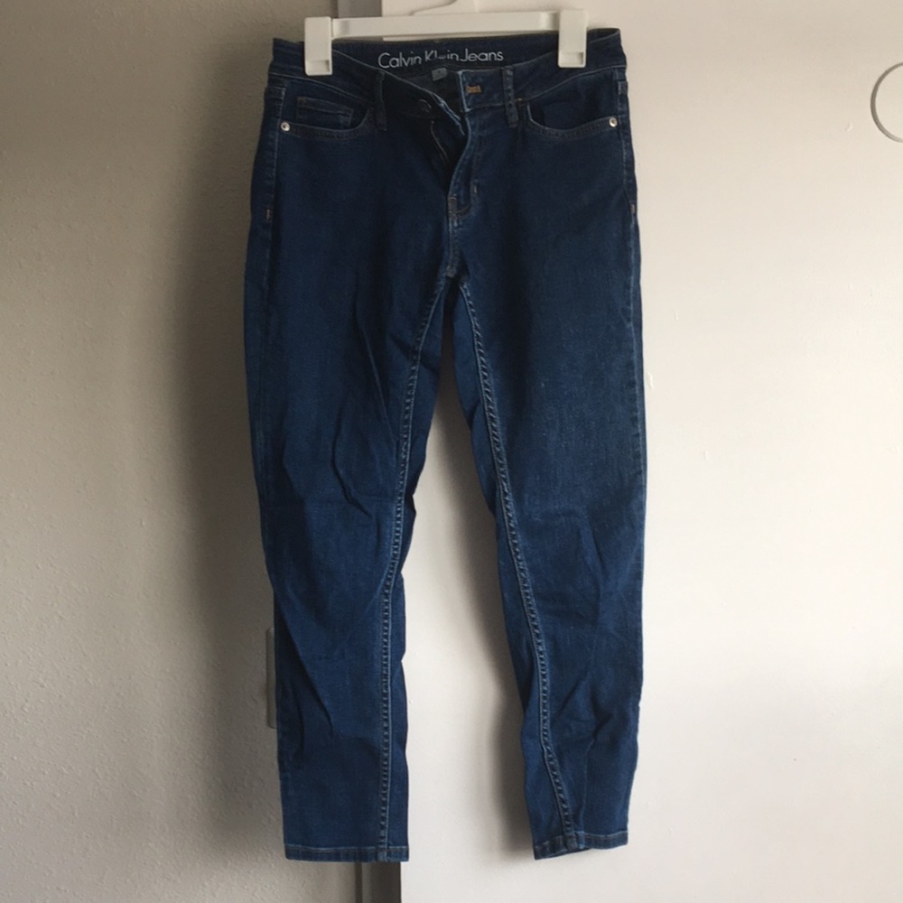 Calvin Klein blue jeans